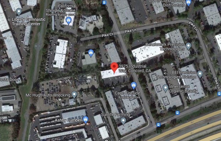 3975 Industrial Way,Concord,CA,94520,US Concord,CA